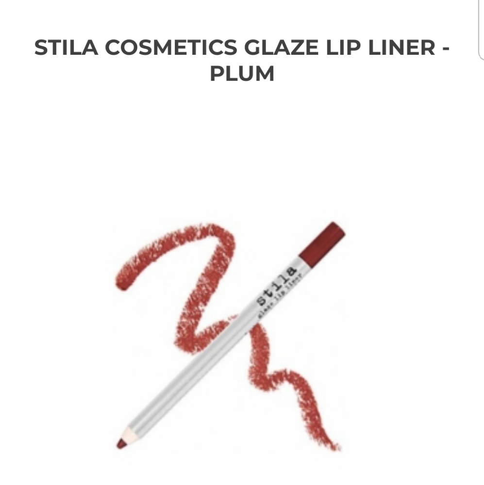 💕 🆕 Stila Glaze Lip Liner Pencil in PLUM Full Sized